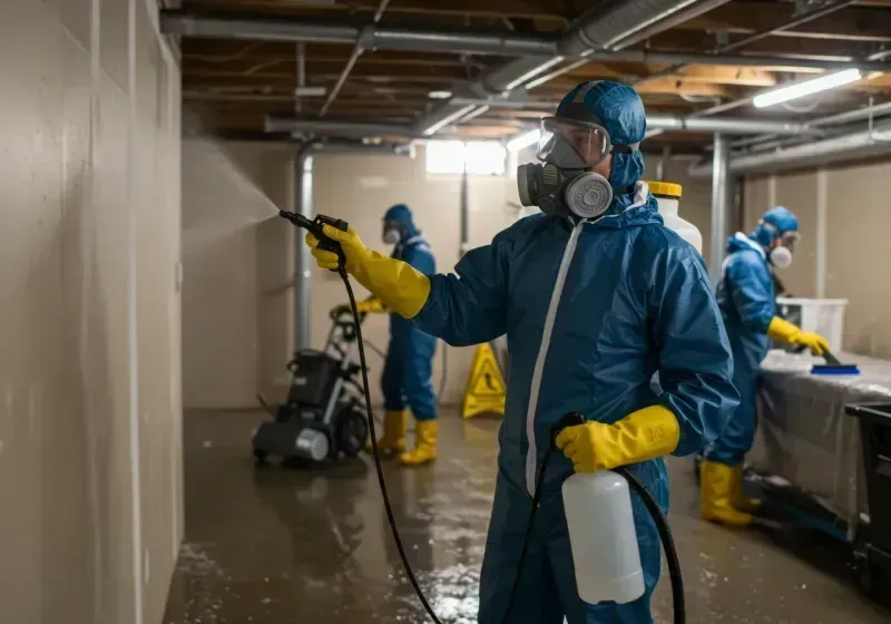 Basement Sanitization and Antimicrobial Treatment process in Dimmitt, TX